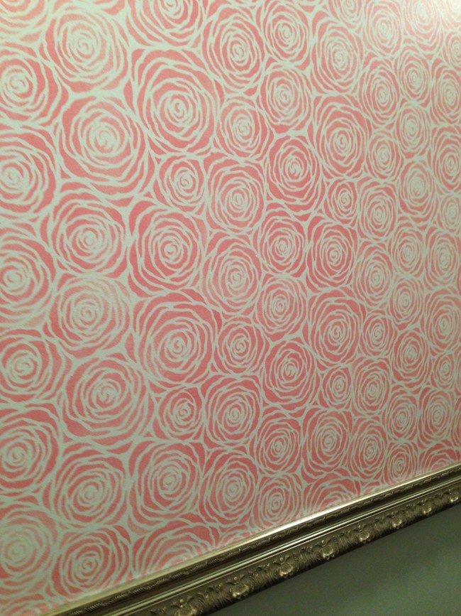 Stenciled bulletin board by Segreto Finsihes