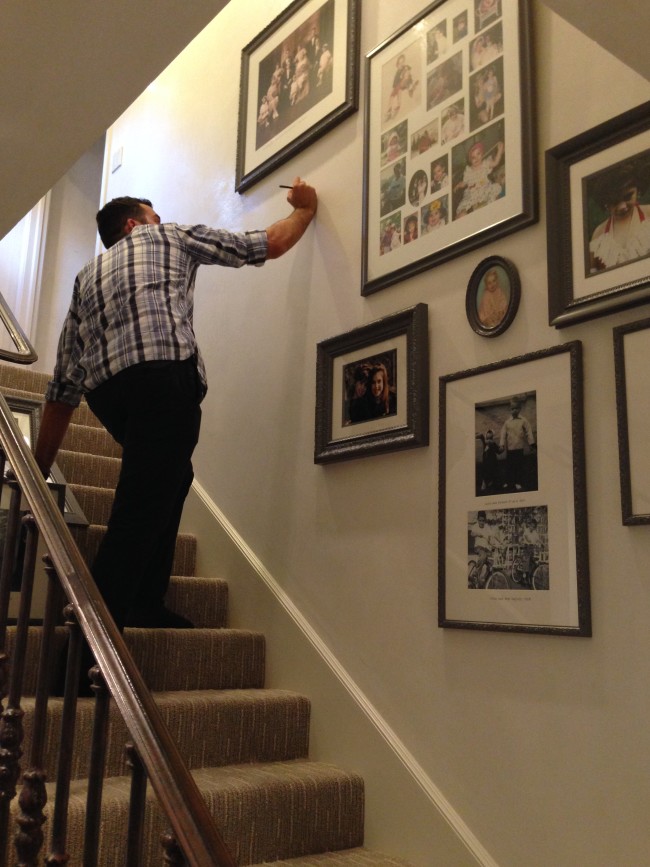 back stair wall Isai