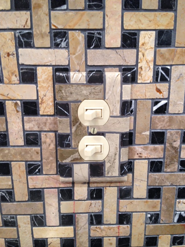 Painted light plates by Segreto Finishes!