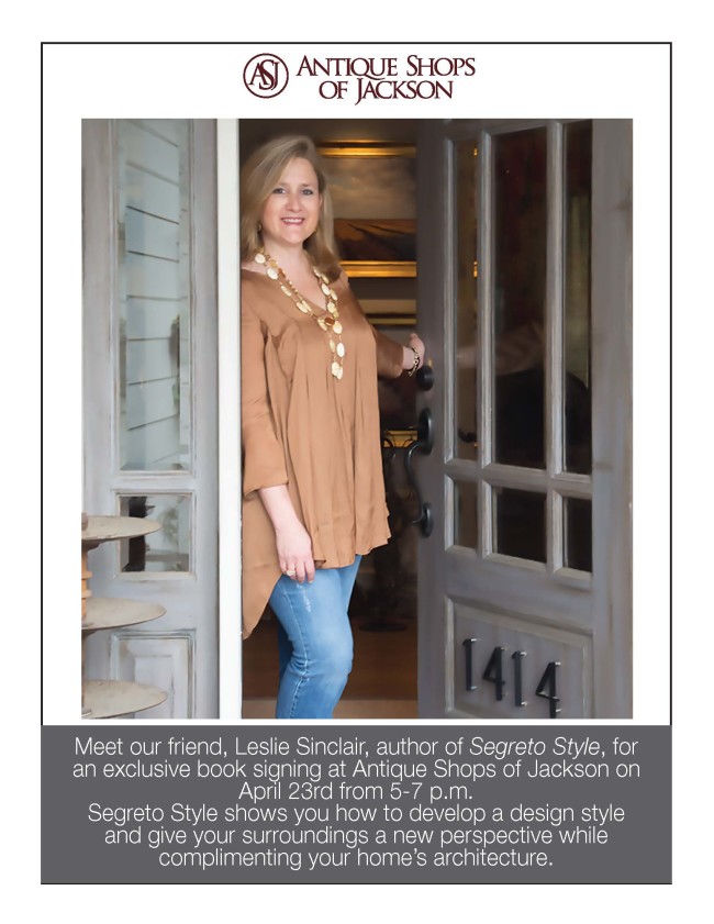 Antique Shops Table Tent