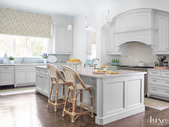 A Transitional Home - Kitchen