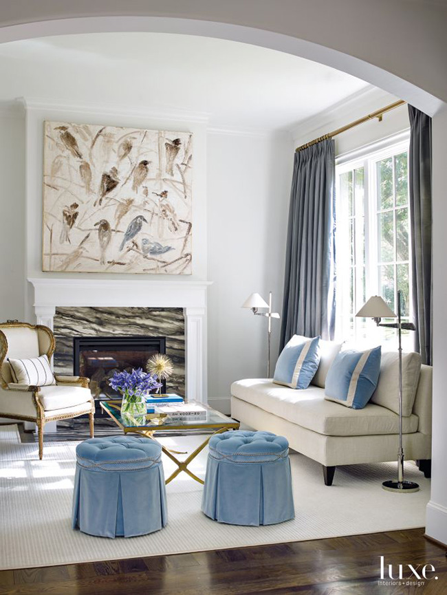 A Transitional Home - Sitting Area