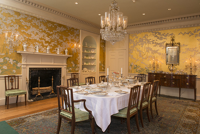 Segreto Secrets - Dining Room at Ima Hogg's Bayou Bend