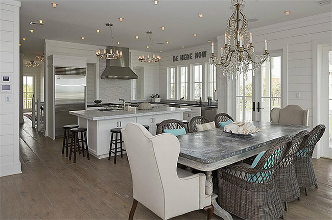Segreto Secrets - Galveston Beach House - Kitchen and Dining Area