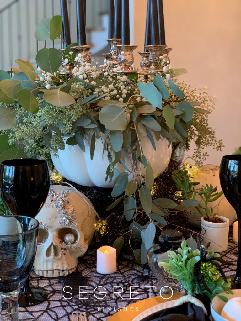 Up close of the centerpiece