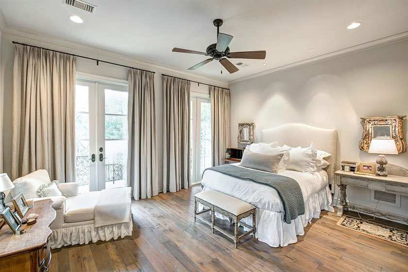 cozy bedroom on second floor