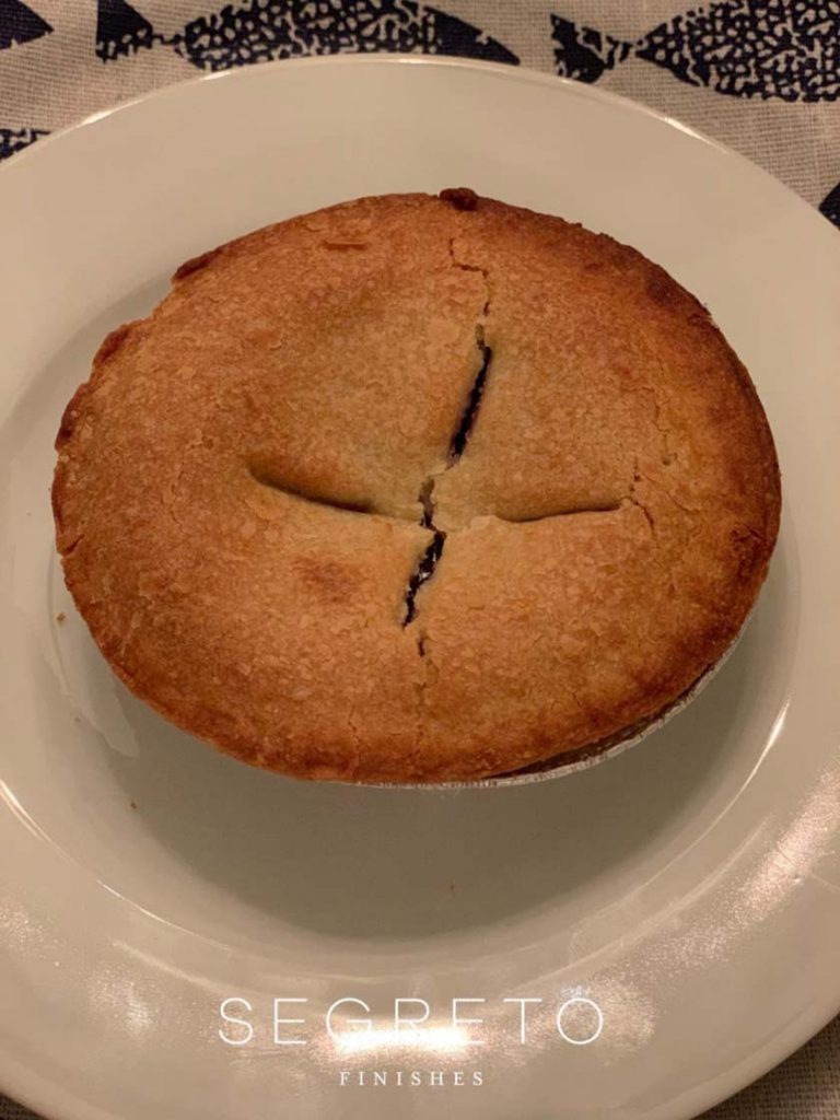 blueberry single serving pie