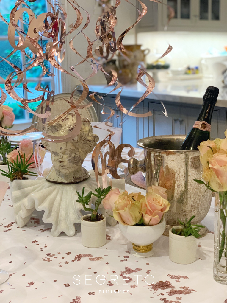 30th birthday table setting, Spreading joy to clients and with family