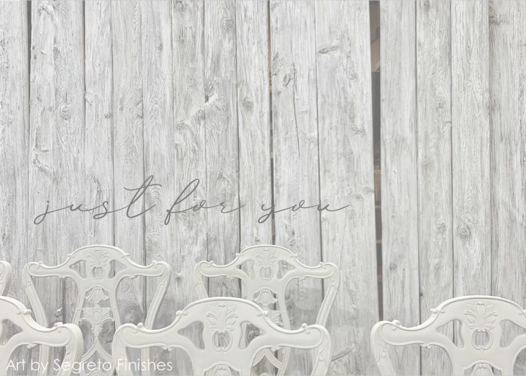 Just for you- Art by Segreto Finishes