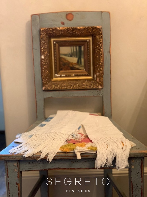 Vintage Chair for hand towels