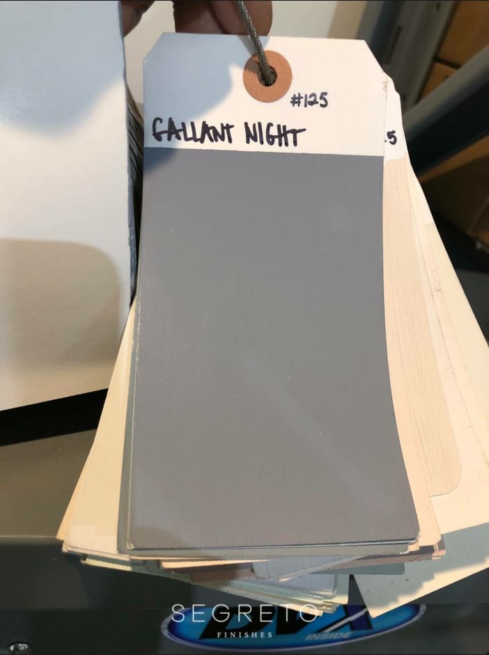 Segreto Paint Chip- Gallant Night