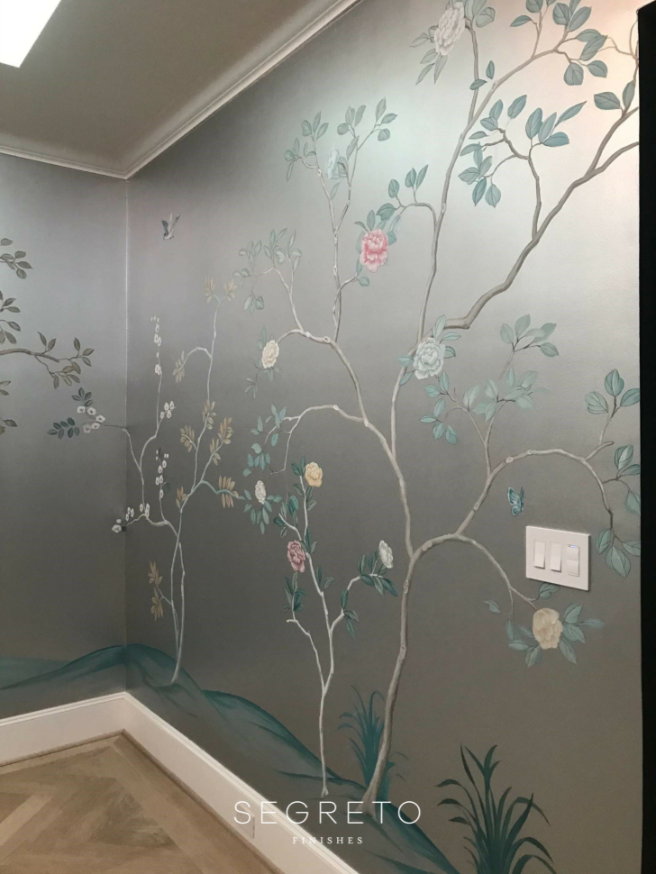 Hand Painted Chinoiserie