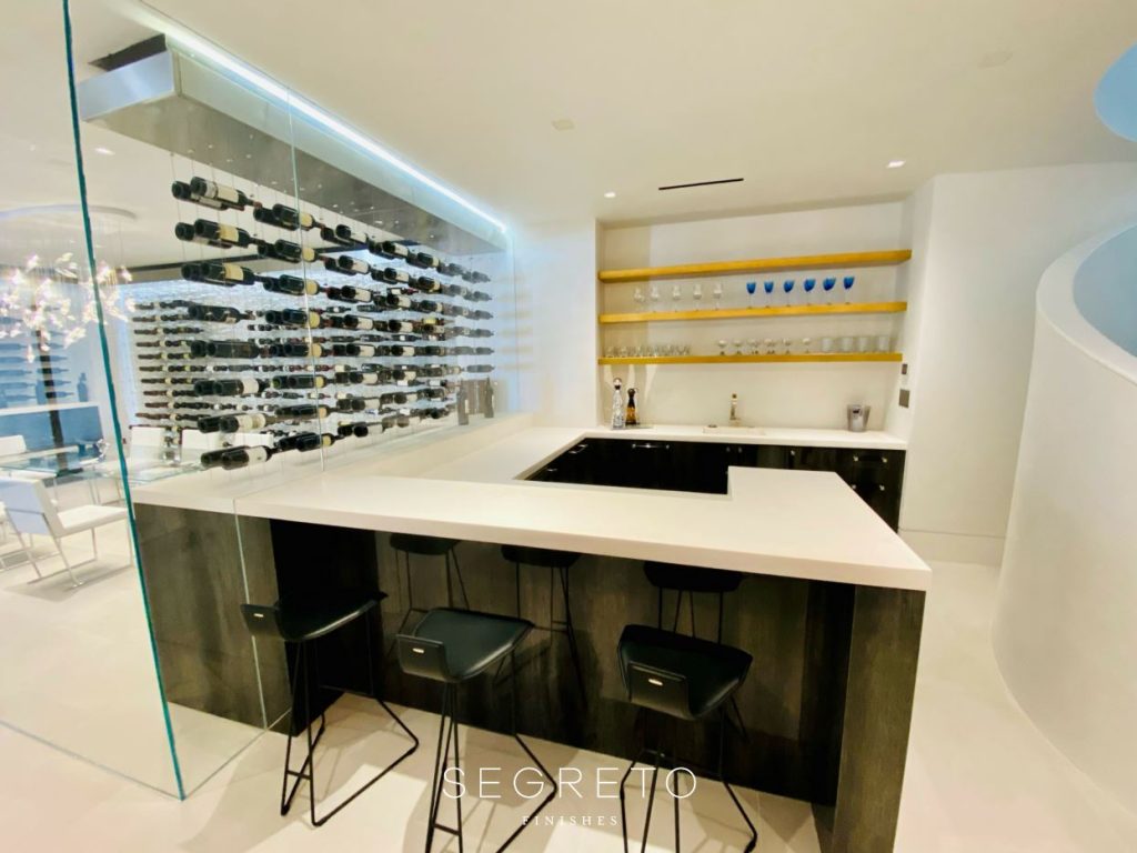 Segreto Plaster and Segreto Stone Bar