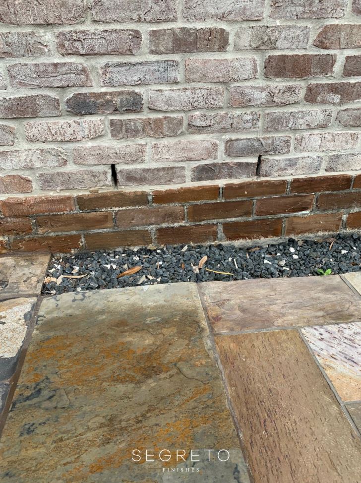 Concrete to look like brick