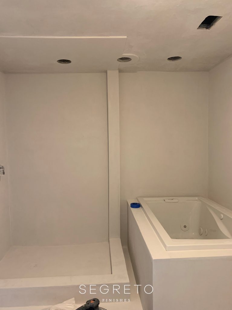 master bathroom progress