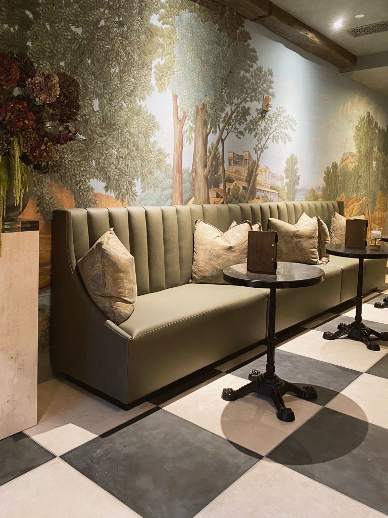 Upscale rustic restaurant