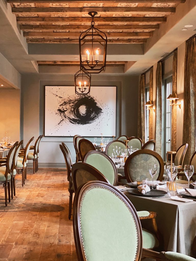 Upscale rustic restaurant