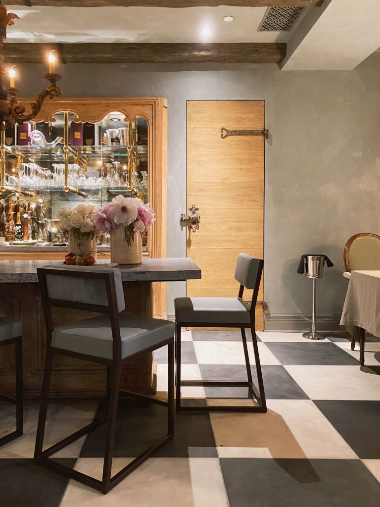 Upscale rustic restaurant