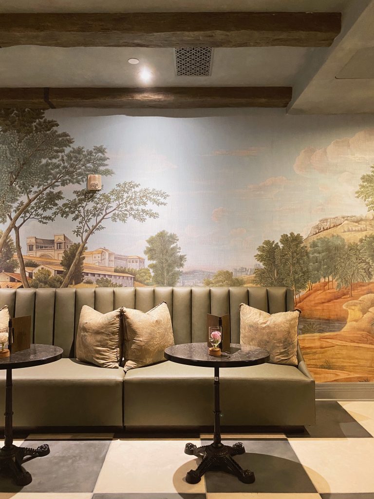 Upscale rustic restaurant