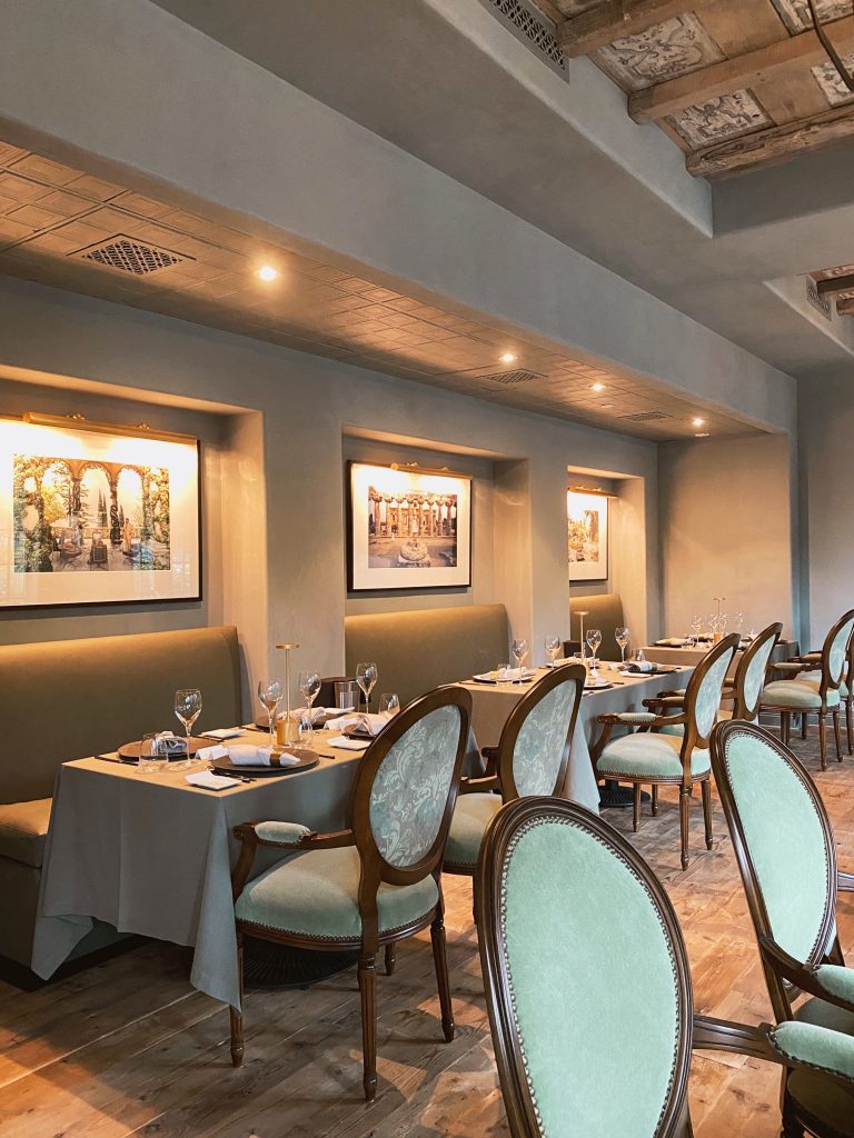 Upscale rustic restaurant