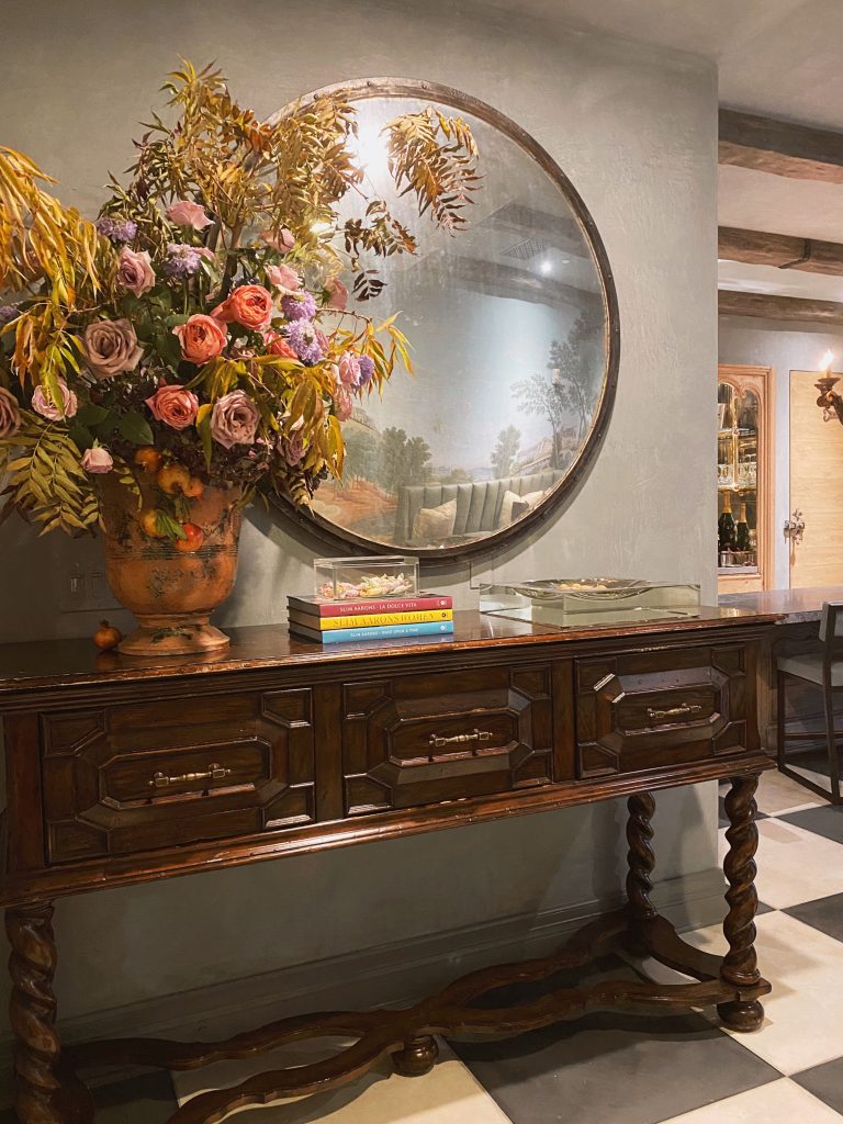 Upscale rustic restaurant