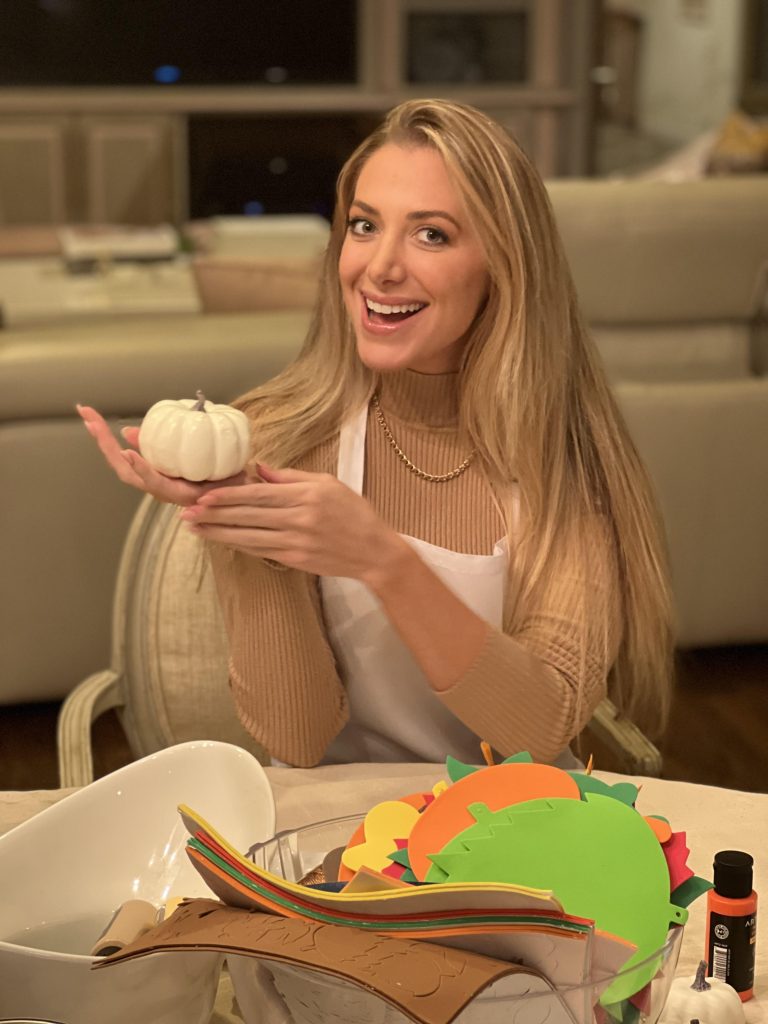 Thanksgiving pumpkin craft