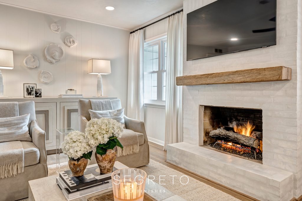 Remodeled living room