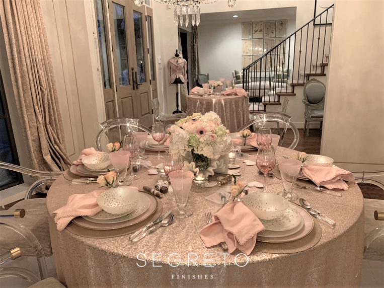 Valentines table setting