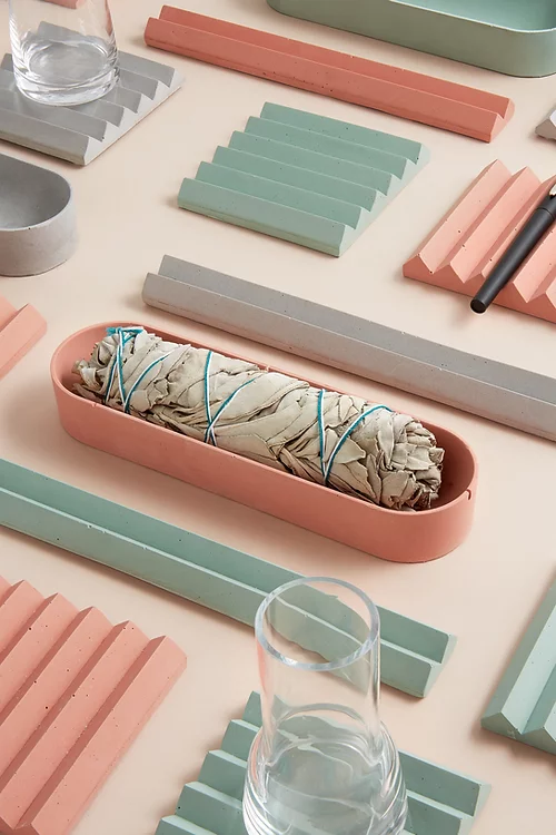 Fluted coaster collection