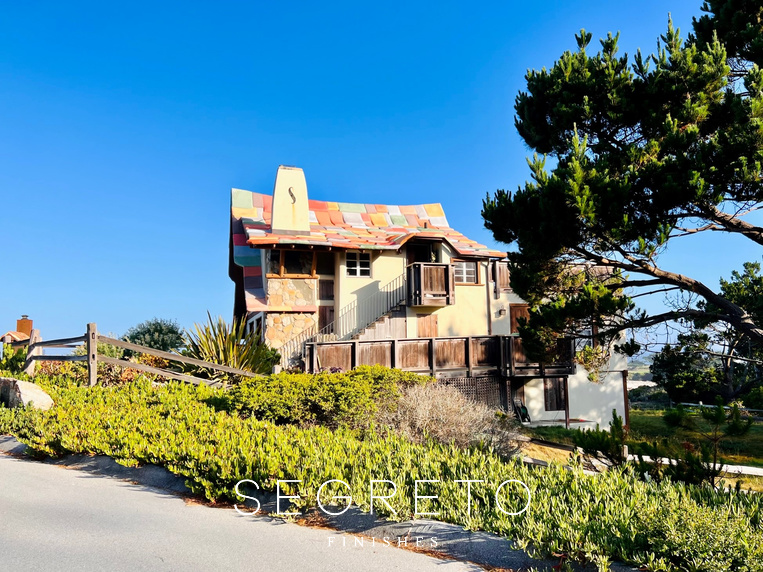 Gingerbread house at Pebble Beach