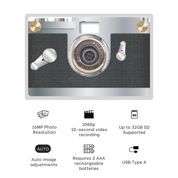 Paper Shoot Camera for your Techie