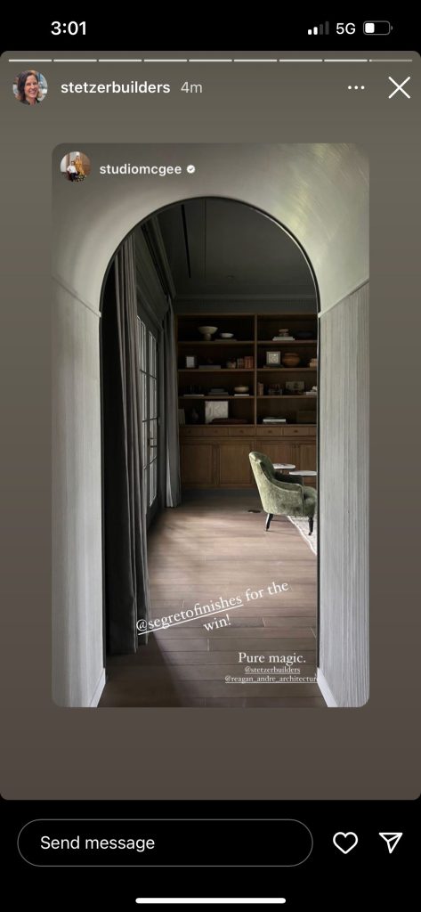 Arched Vestibule with raked detail