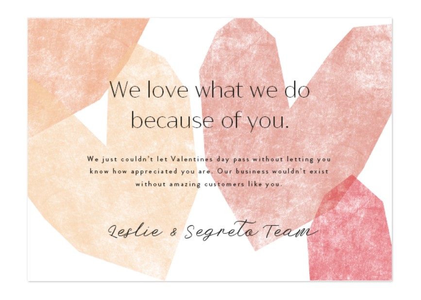 Valentine's day card