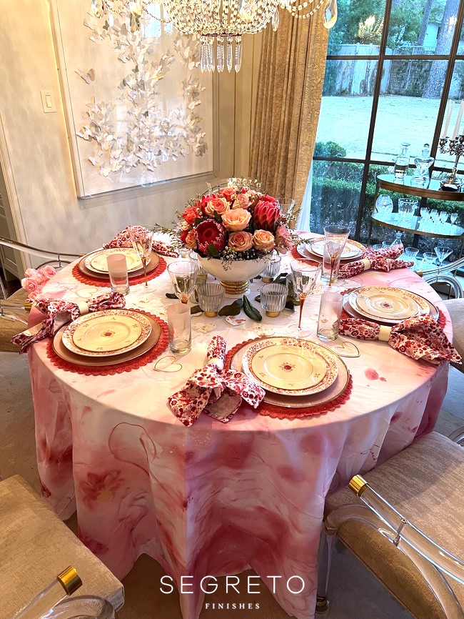 Valentine's day dinner ready