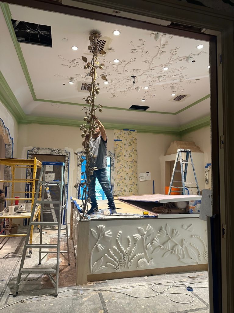 Installation of the kitchen